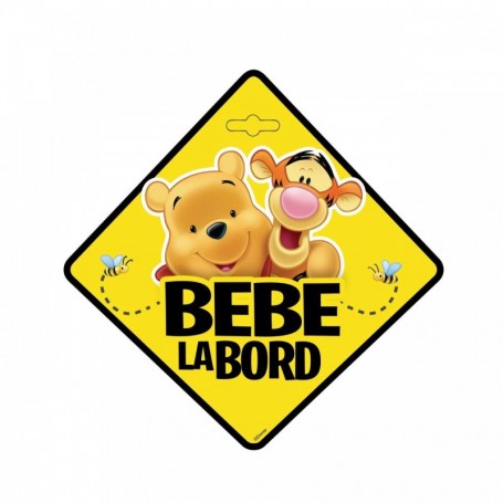 Semn auto Bebe la Bord - Winnie the Pooh SEV9628